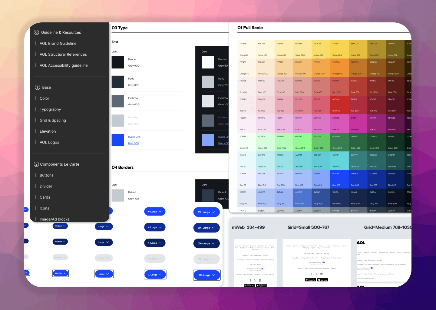 AOL design system